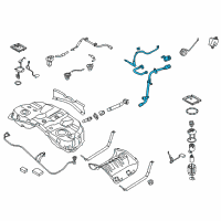 OEM Hyundai Genesis Filler Neck Assembly-Fuel Diagram - 31030-B1500