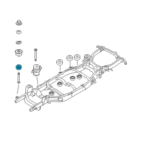 OEM 2009 Mercury Mountaineer Absorber Diagram - 6L2Z-1000155-AA