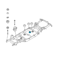 OEM 2009 Mercury Mountaineer Absorber Diagram - 6L2Z-1000155-CA