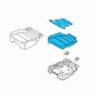 OEM 2020 Lincoln Corsair PAD - REAR SEAT CUSHION Diagram - LJ7Z-7863840-A