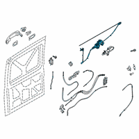 OEM Ford Transit-150 Actuator Diagram - KK3Z-14B350-G