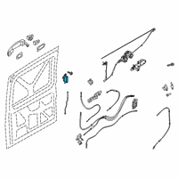 OEM 2019 Ford Transit-250 Handle, Inside Diagram - CK4Z-6122666-A