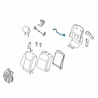 OEM 2013 Lexus LS460 Lamp Sub-Assy, Interior Illumination Diagram - 81081-50050