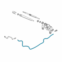 OEM Hyundai Santa Fe Hose Diagram - 17925-04400