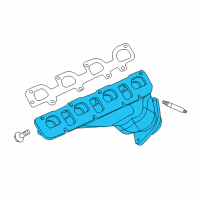 OEM Dodge Challenger Manifold-Exhaust Diagram - 5038757AB