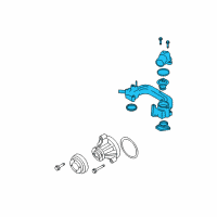 OEM 2003 Ford Explorer Thermostat Unit Diagram - 7R3Z-8C368-C