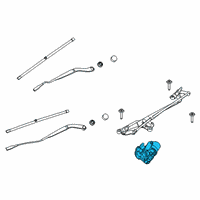 OEM 2022 Ford Explorer Front Motor Diagram - LB5Z-17508-B