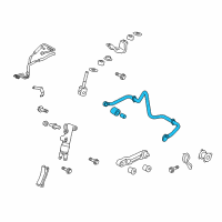 OEM Toyota Land Cruiser Stabilizer Bar Diagram - 48805-60110