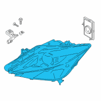 OEM 2015 Ford Fusion Composite Assembly Diagram - DP5Z-13008-H