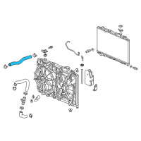 OEM Honda Odyssey Hose, Water (Upper) Diagram - 19501-5MR-A00