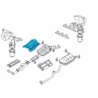 OEM Hyundai Santa Fe Protector-Heat Center Diagram - 28792-26700