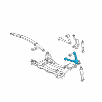OEM 2013 Chevrolet Corvette Lower Control Arm Diagram - 20799885