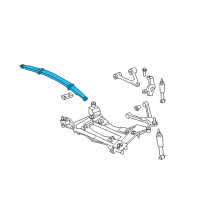 OEM 2007 Chevrolet Corvette Leaf Spring Diagram - 25909895