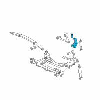 OEM 2006 Chevrolet Corvette Rear Suspension Knuckle Diagram - 88965637