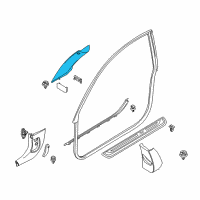 OEM 2016 BMW M6 Cover, Column A Right Diagram - 51-43-7-272-159
