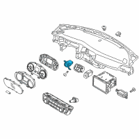 OEM 2020 Kia Optima Button Start Swtich Assembly Diagram - 95430D4501