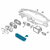 OEM Kia Optima Control Assembly-Heater Diagram - 97250A8910WK