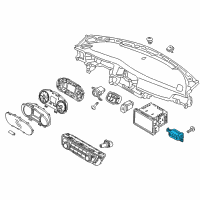 OEM 2018 Kia Optima Switch Assembly-Trunk Lid Diagram - 93750D4500BHH