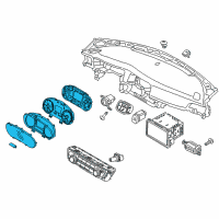 OEM 2018 Kia Optima Cluster Assembly-Instrument Diagram - 94022A8000