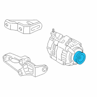 OEM 1999 Honda CR-V Pulley Diagram - 31141-PV0-003