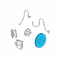 OEM 2005 Dodge Neon Brake Rotor Diagram - 5273038AA