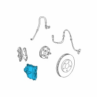 OEM 2002 Dodge Neon Brake Caliper Repair Kit Diagram - 5014742AA