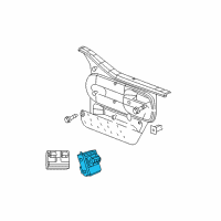 OEM 2012 Jeep Wrangler Switch-Door Lock Diagram - 68078910AA