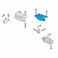 OEM 2021 Ford Escape Transfer Case Mount Diagram - LX6Z6068K