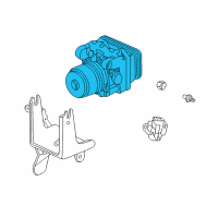 OEM Honda Insight Modulator Assembly Diagram - 57110-S3Y-023