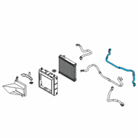 OEM 2018 BMW M5 HOSE, REMOTE, COOLANT RADIAT Diagram - 17-12-7-856-735