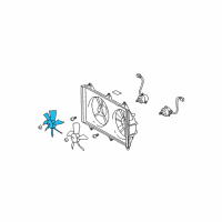 OEM Lexus RX300 Fan Diagram - 16361-20080