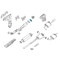 OEM Nissan Maxima Gasket-Exhaust Diagram - 20692-24U0A