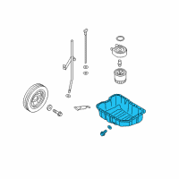 OEM Kia Forte Koup Pan Assembly-Engine Oil Diagram - 215102G500