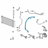 OEM 2015 Honda Civic Hose, Suction Diagram - 80312-TR3-C01