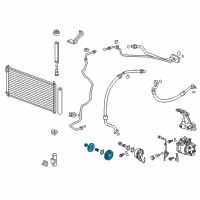 OEM 2014 Acura ILX Clutch Set, Compressor Diagram - 38900-R1A-A02