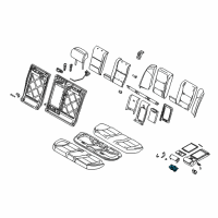 OEM 2009 BMW 535i Insert, Drink Holder Diagram - 52-20-7-135-886