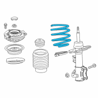 OEM Chevrolet Camaro Coil Spring Diagram - 84186930