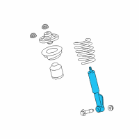 OEM 2007 Lincoln Navigator Strut Diagram - AL1Z-18124-E