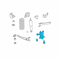 OEM 2009 Ford F-350 Super Duty Knuckle Diagram - 8C3Z-3105-B