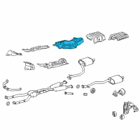 OEM 2016 Lexus IS300 INSULATOR, Front Floor Diagram - 58151-53050