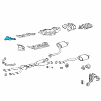 OEM 2013 Lexus GS450h INSULATOR, Front Floor Diagram - 58155-30070