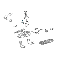 OEM 2014 Toyota Tacoma Harness, Fuel Pump Diagram - 77785-04011