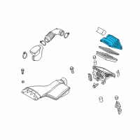 OEM 2014 Hyundai Sonata Cover-Air Cleaner Diagram - 28118-4R100