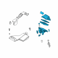 OEM 2011 Kia Optima Air Cleaner Assembly Diagram - 281104R100