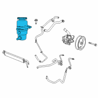 OEM 2012 Jeep Grand Cherokee Reservoir-Power Steering Fluid Diagram - 68068967AC