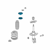 OEM 2014 Cadillac SRX Strut Mount Diagram - 22918669