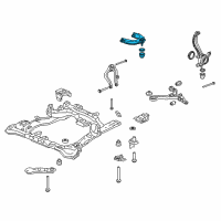 OEM Acura TSX Arm, Left Front (Upper) Diagram - 51460-SEC-A01