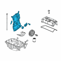 OEM 2020 Acura ILX Case Assembly, Chain Diagram - 11410-5X6-J10