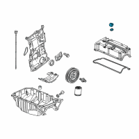 OEM 2018 Acura ILX Gasket, Head Cover B Diagram - 12342-5A2-A01