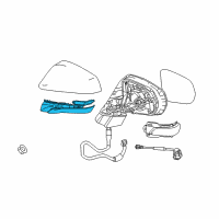 OEM 2018 Lexus RX350L Cover, Outer Mirror Diagram - 8791B-78010